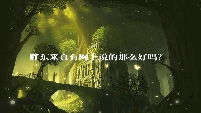 胖东来真有网上说的那么好吗？
