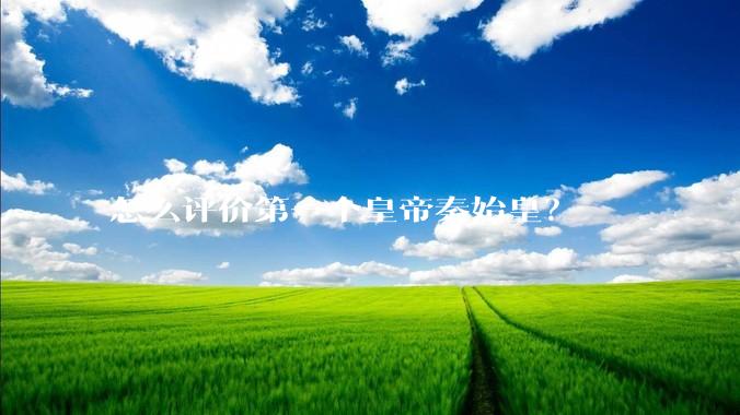 怎么评价第一个皇帝秦始皇？